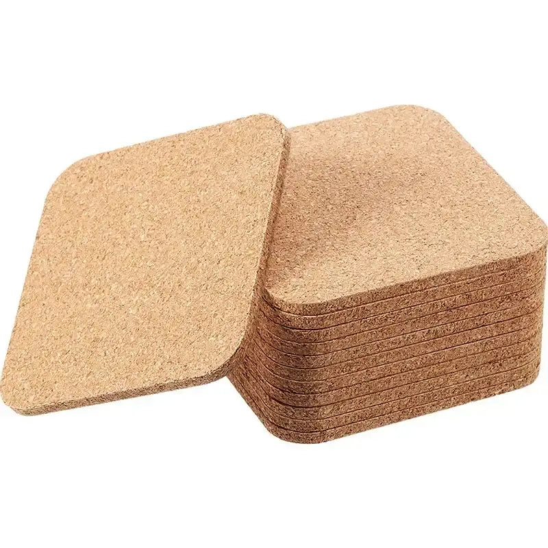 cork-coasters-for-tea-cups-set-of-6-12-or-18 6 Coasters (4.99 USD/pc) / Square
