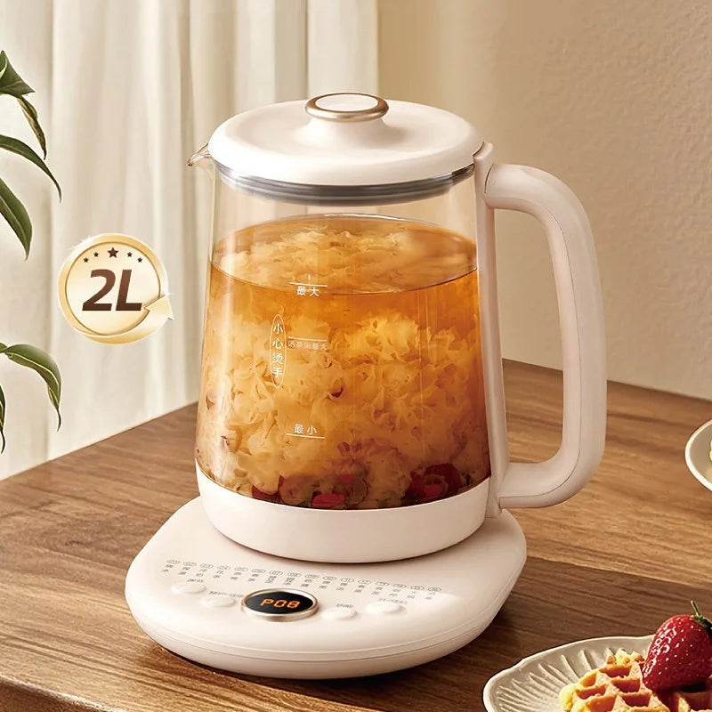 Glass Tea Maker 2L with Tea Filter