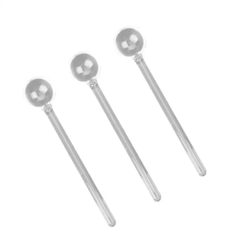 Glass tea spoon set in a gift box