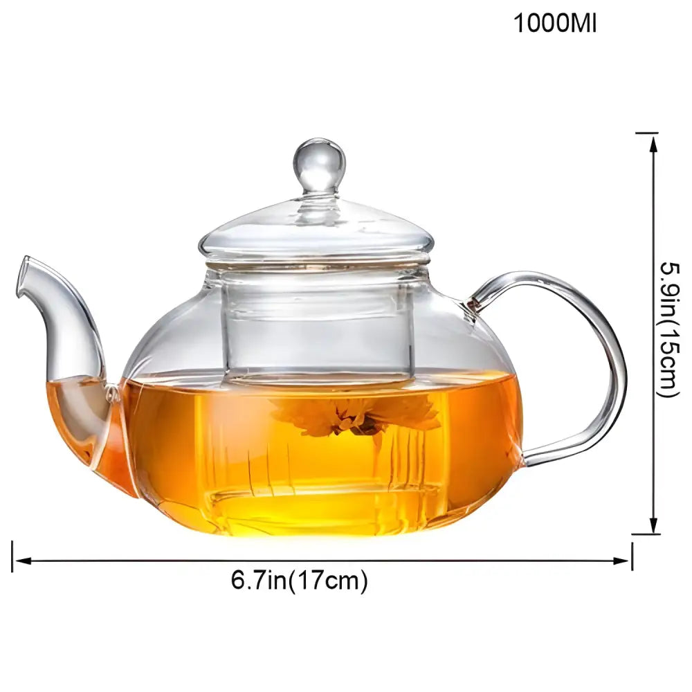 glass-teapot-with-built-in-infuser-bpa-free-borosilicate-4-sizes 1000 ml