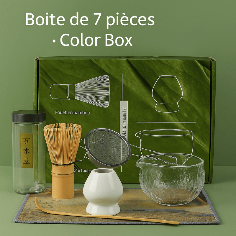 japanese-matcha-set-4-or-7-pieces-glass-bamboo 7-Piece Set