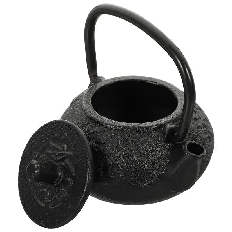 Miniature cast iron teapot for home decor