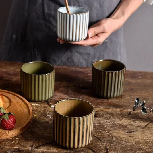 Retro Japanese Ceramic Cup - view 2