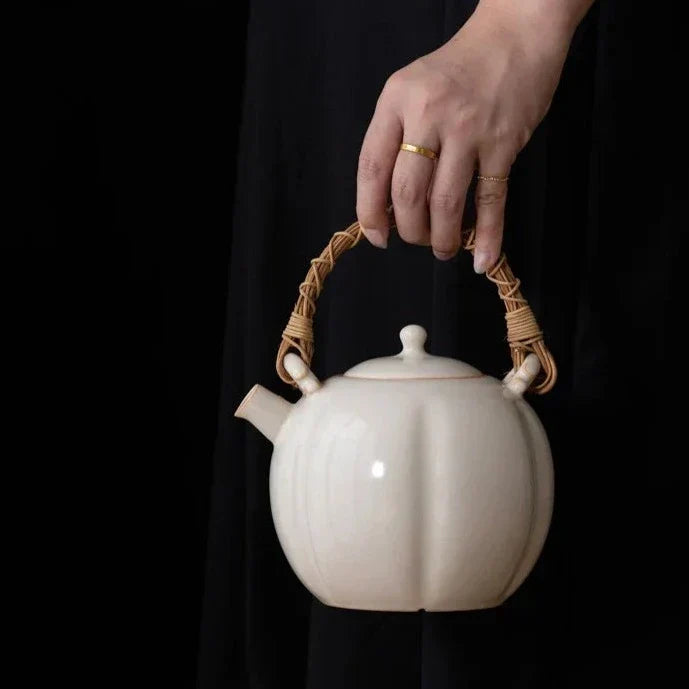 Granny Lulu's selected Scandinavian teapot on shelf