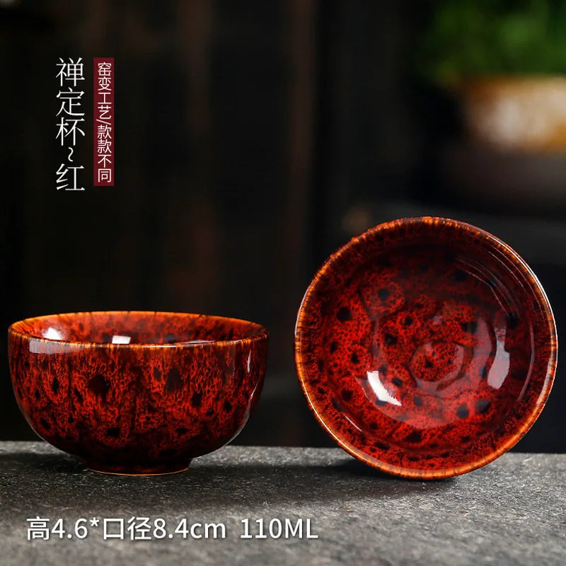 Tenmoku Glaze Tea Cup - view 18