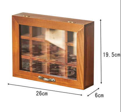 Tea bag storage box with assorted tea bags