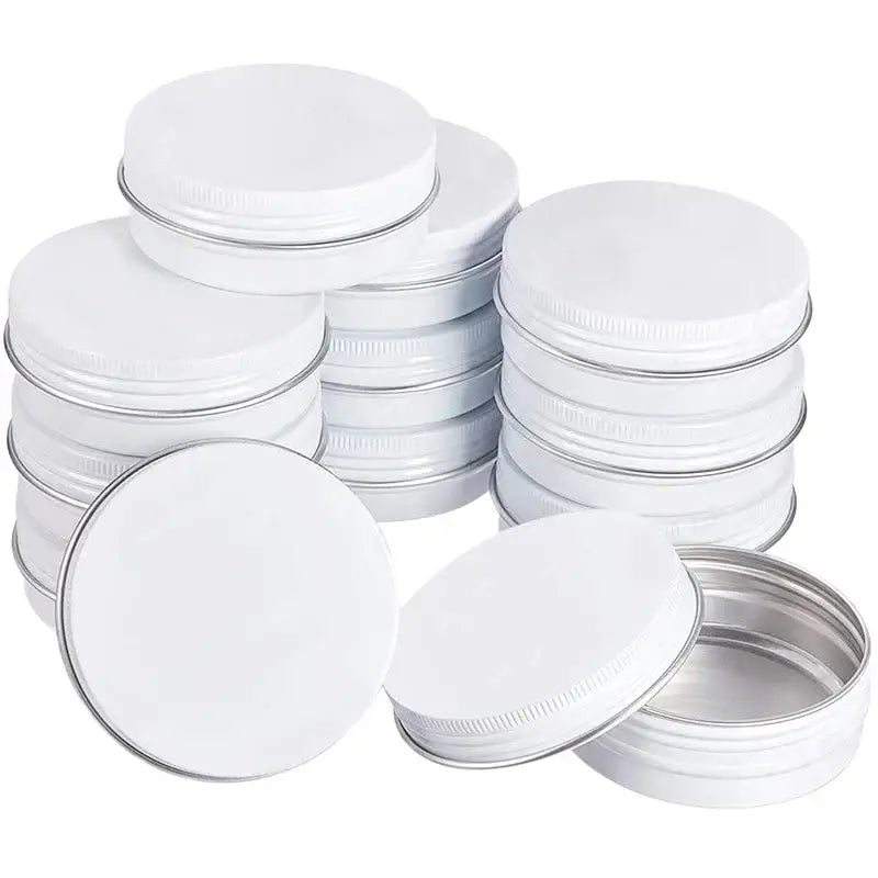 80g capacity loose leaf tea storage tin with tight-fitting metal lid