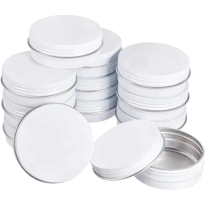 80g capacity loose leaf tea storage tin with tight-fitting metal lid