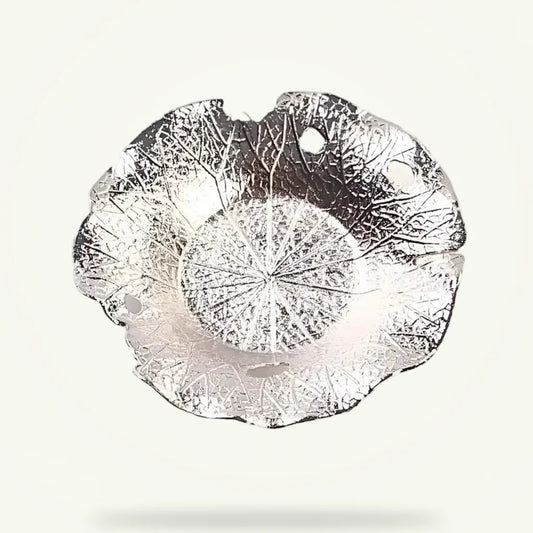 Antique Copper Saucer Set for Tea Cups, product photo on a plain background