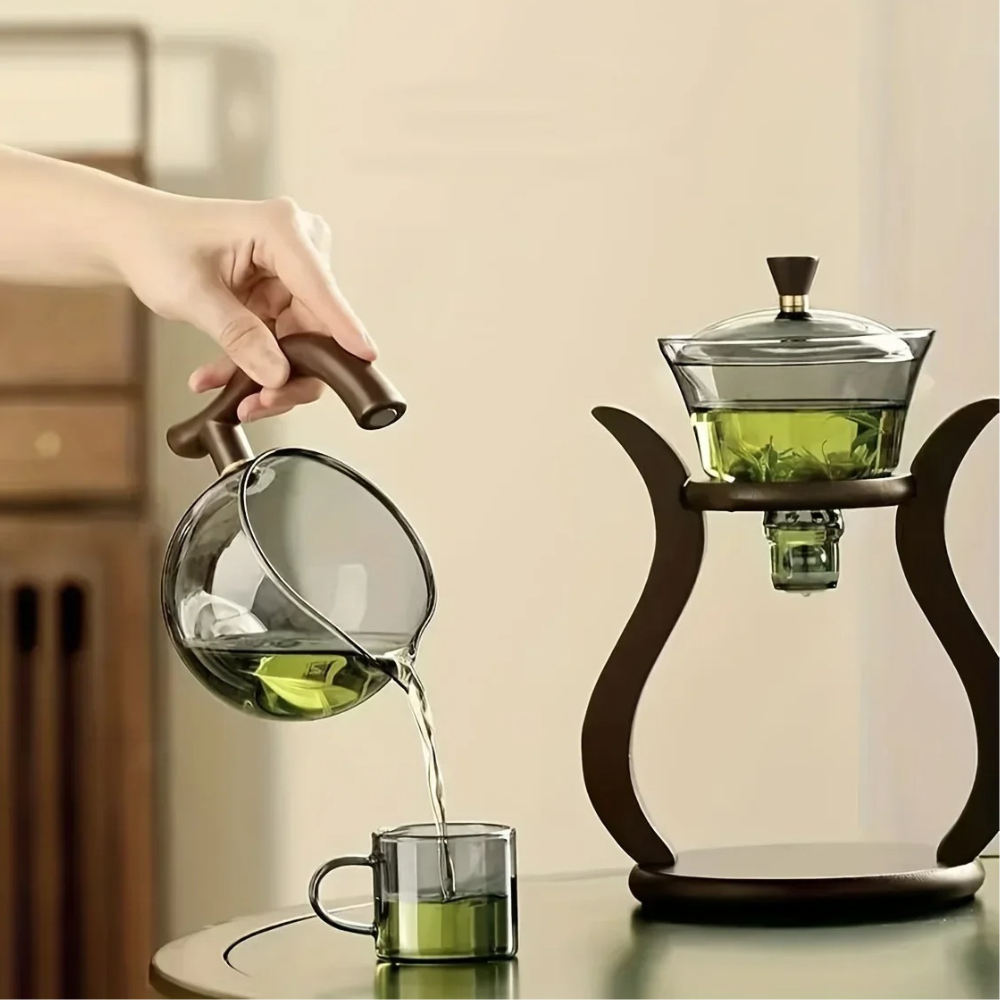Removable stainless steel mesh filter for automatic tea infuser