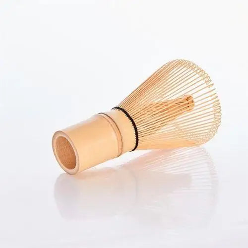 Bamboo chasen whisk for green matcha tea, 10.1 cm handle length