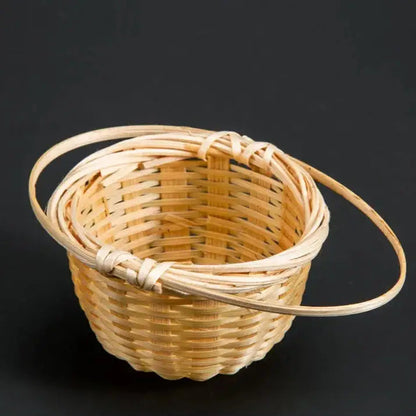 Bamboo tea strainer resting on mug