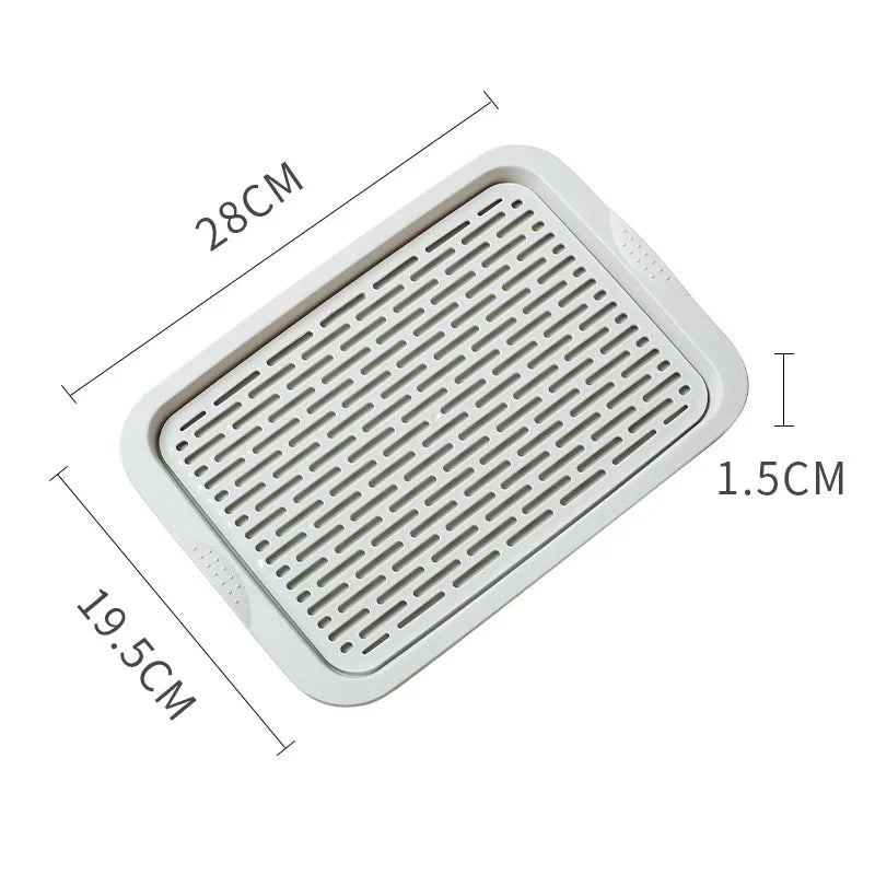 Bamboo Tea Tray with Drainage Grid - view 6