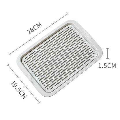 Bamboo Tea Tray with Drainage Grid - view 6