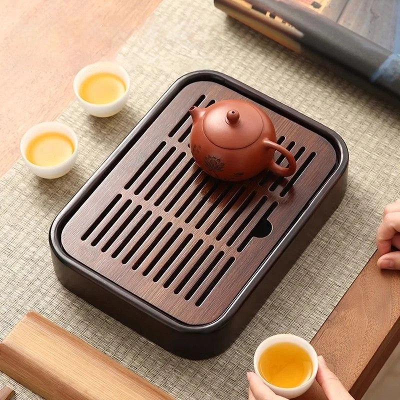 Bamboo Tea Tray with Water Reservoir - view 3