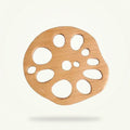 Beech Wood Lotus Root Coaster Set for Teacups and Mugs