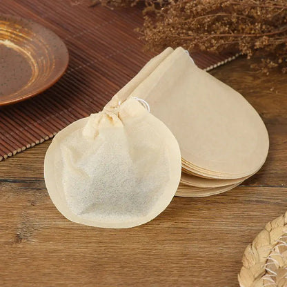 Box of 100 disposable biodegradable tea filter bags by Granny Lulu