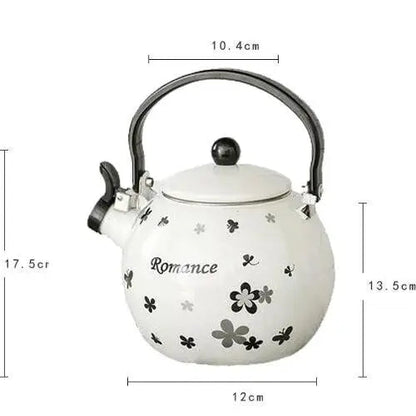Large 70 oz whistling teapot for tea