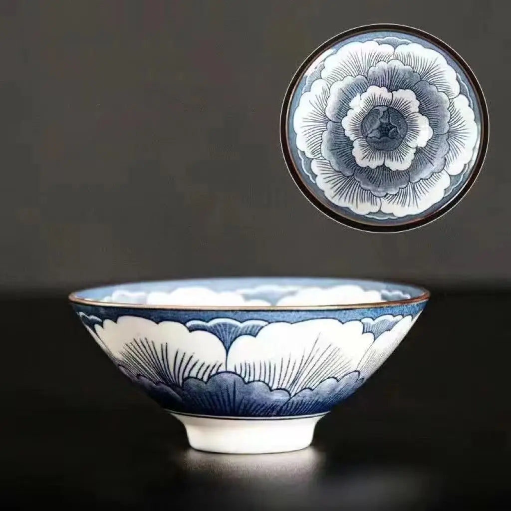 Blue and White Porcelain Gongfu Cup, 2.4 oz - view 10