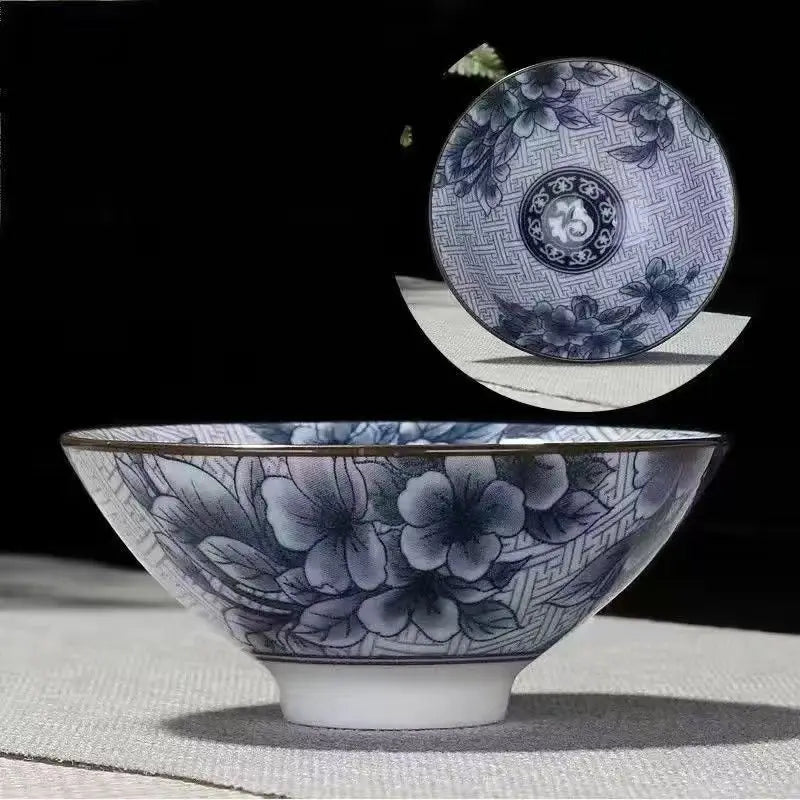 Blue and White Porcelain Gongfu Cup, 2.4 oz - view 11