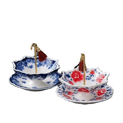 Blue and White Porcelain Umbrella Tea Strainer - view 5