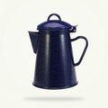 Blue Star Enameled Ceramic Tea Kettle - 1200ml Stovetop Whistling