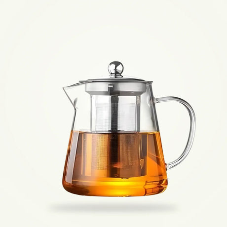 Borosilicate Glass Teapot with Stainless Steel Infuser, 4 Sizes