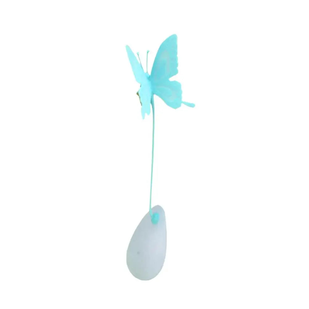 Green butterfly tea infuser with a cup of green tea