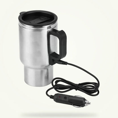 Car Heated Mug 450ml, 12V, product photo on a plain background
