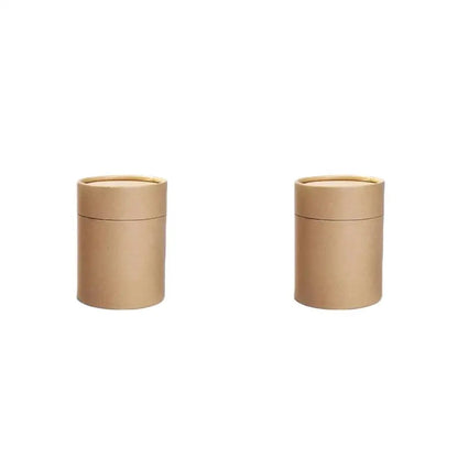 Small cardboard tea storage box holding standard tea bags