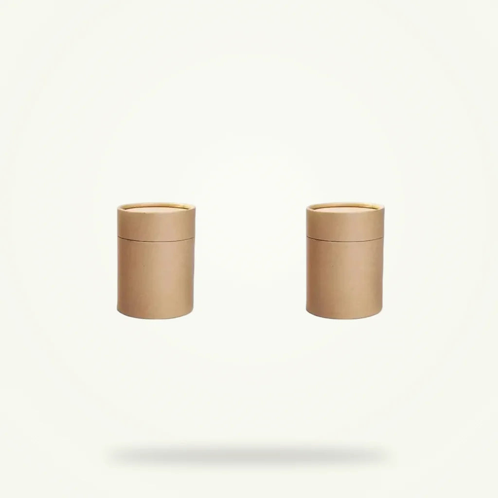 Cardboard tea storage box with fitted lid, five sizes available