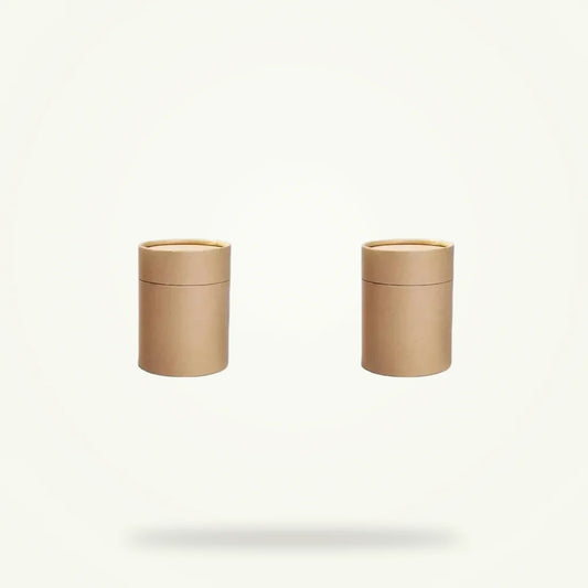 Cardboard tea storage box with fitted lid, five sizes available