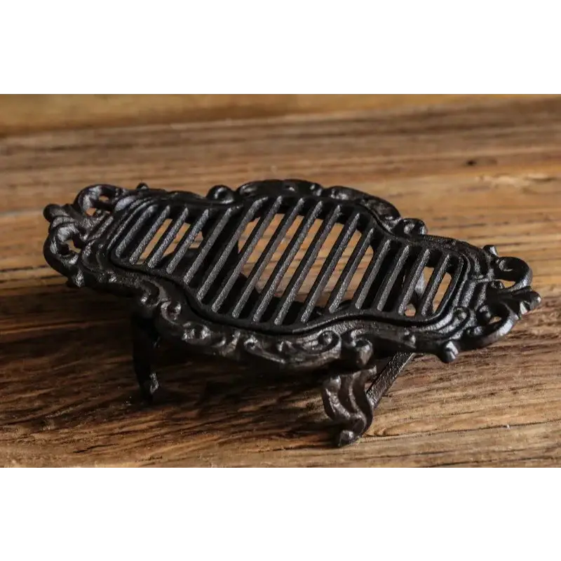 cast-iron-teapot-warmer-with-stand-hand-forged-wrought-iron-tea-warmer 6