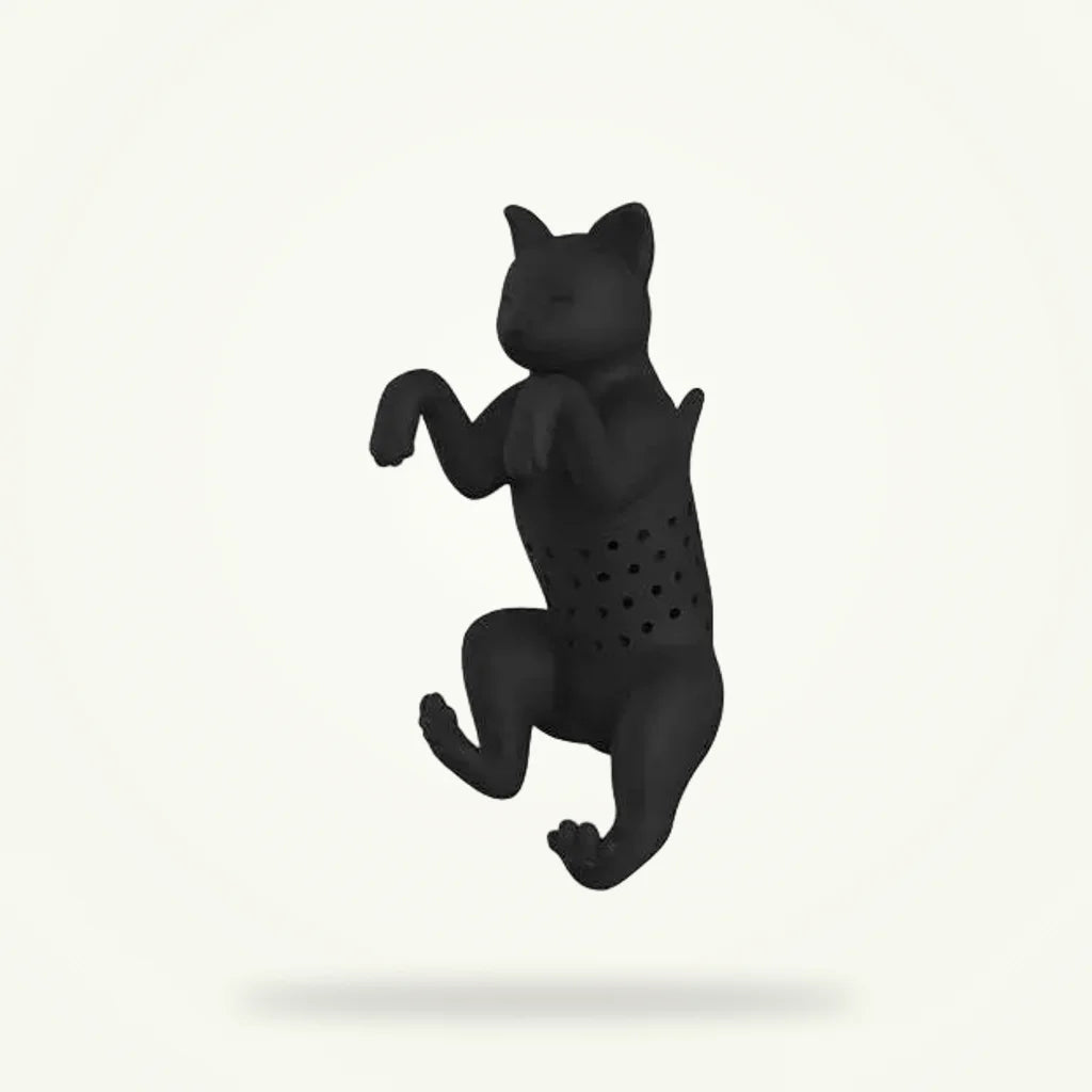 Cat Tea Infuser - Cute Silicone Tea Strainer for Loose Leaf Tea, product photo on a plain background
