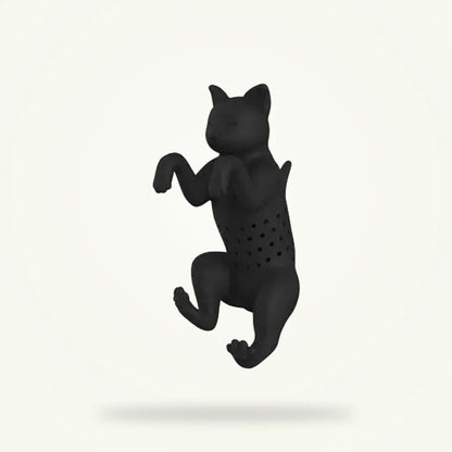 Cat Tea Infuser - Cute Silicone Tea Strainer for Loose Leaf Tea, product photo on a plain background