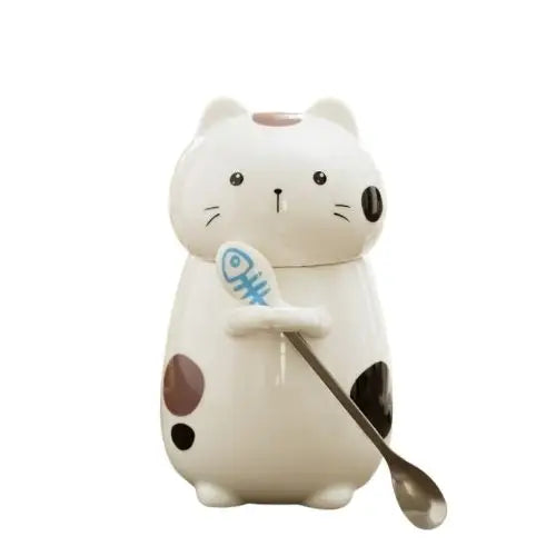 Cat tea mug with General Kinou design