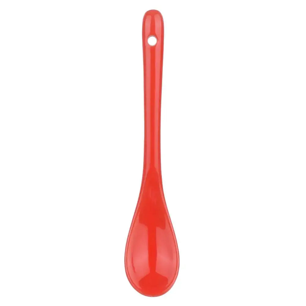 ceramic-tea-spoon-set-of-6-hand-painted-dishwasher-safe Red