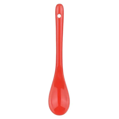 ceramic-tea-spoon-set-of-6-hand-painted-dishwasher-safe Red
