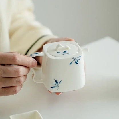 Traditional clay teapot for loose leaf tea