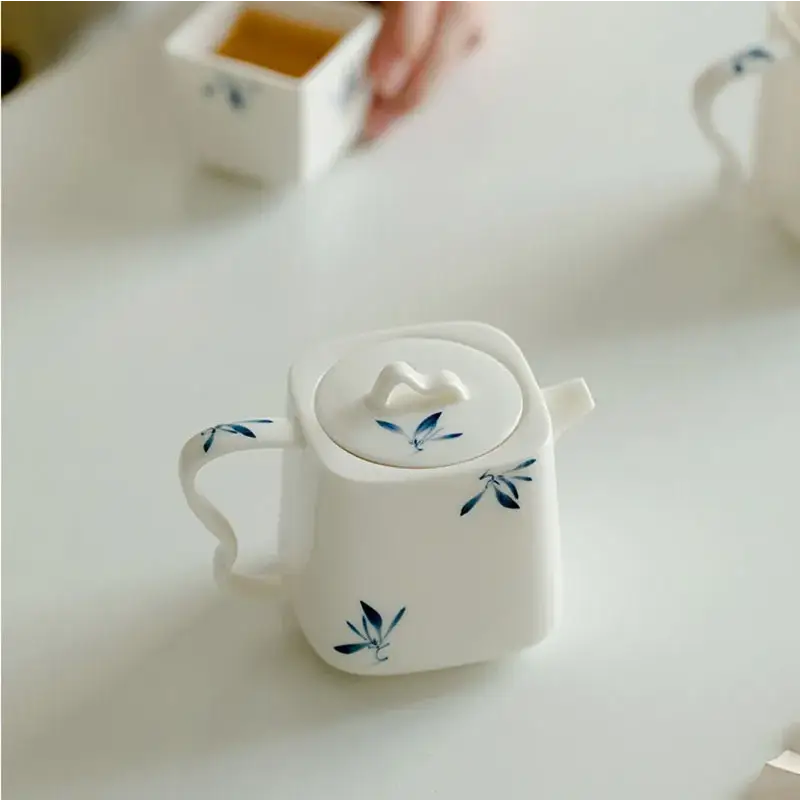 Elegant Chinese teapot with snug lid