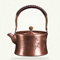 Chinese Copper Teapot with Horse Motif, 1L