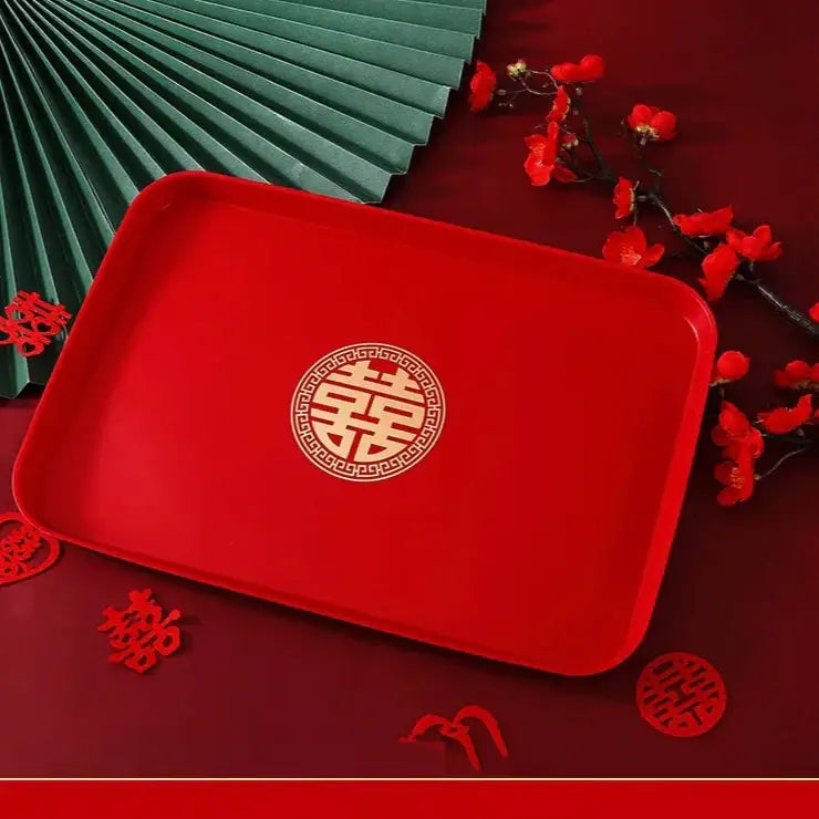 18.5x28.5 cm rectangular Chinese tea tray