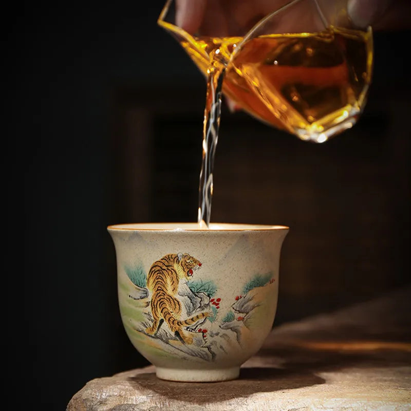 Chinese Zodiac Ceramic Tea Cup
