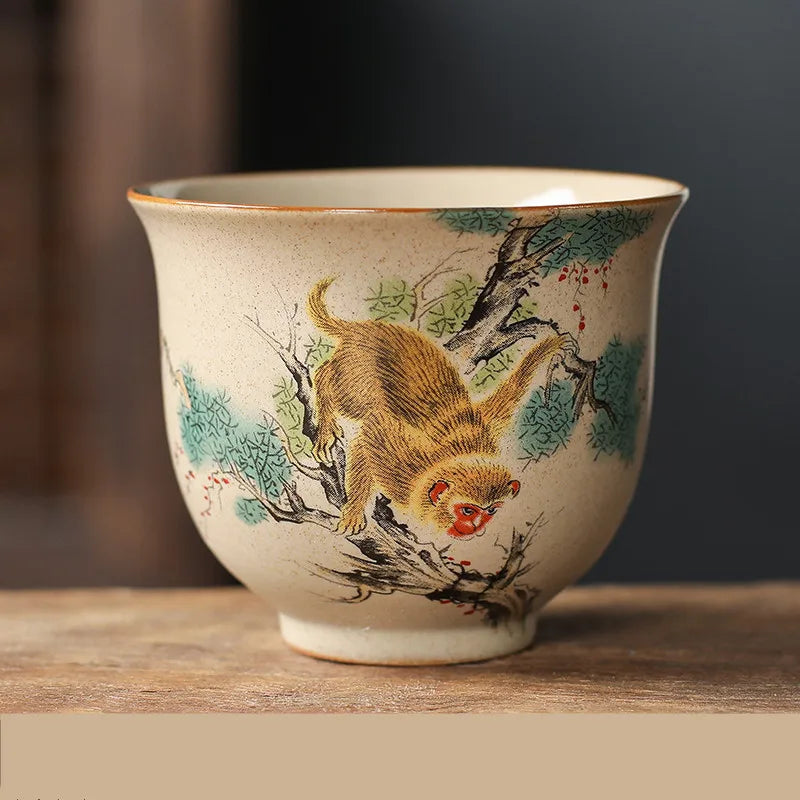 Chinese Zodiac Ceramic Tea Cup - view 10