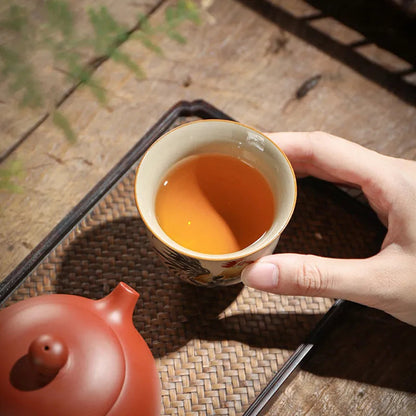 Chinese Zodiac Ceramic Tea Cup - view 3
