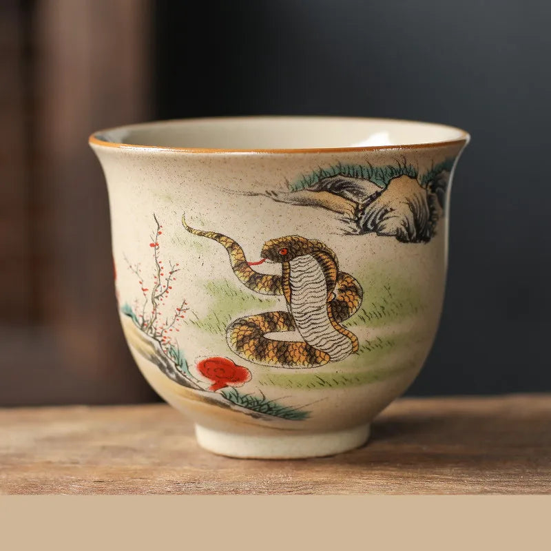 Chinese Zodiac Ceramic Tea Cup - view 6