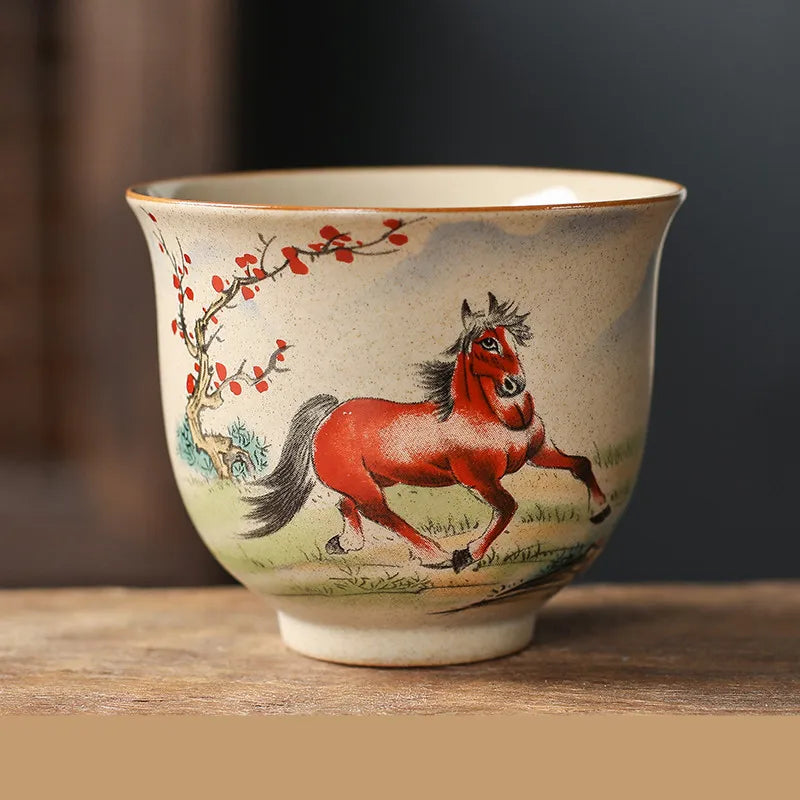 Chinese Zodiac Ceramic Tea Cup - view 8