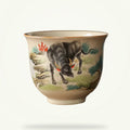 Chinese Zodiac Ceramic Tea Cup