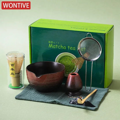 Complete Matcha Set with Bamboo Whisk