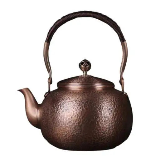 Copper teapot for gas stove with traditional style